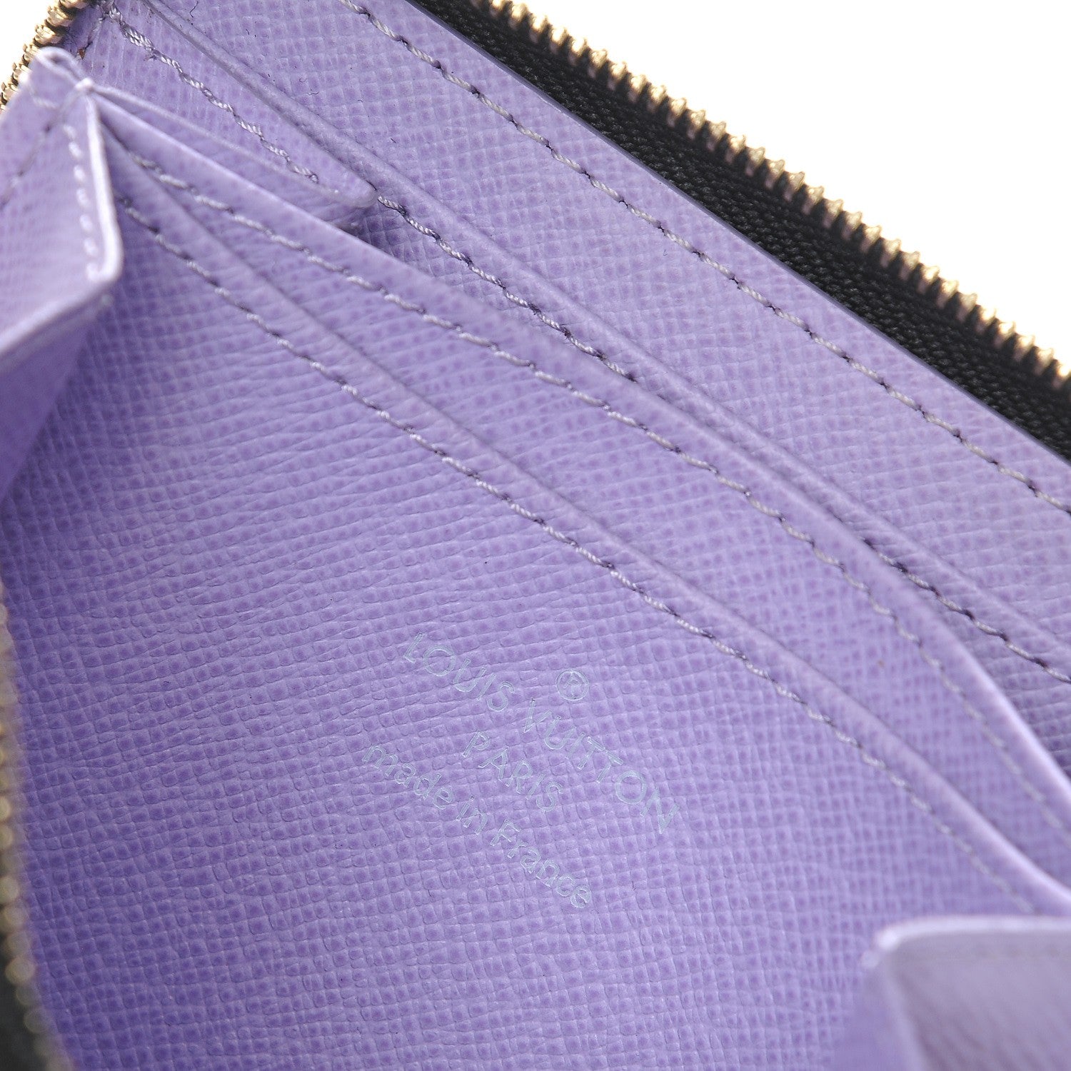 Louis Vuitton Monogram Multicolor Zippy Coin Purse Black Violet 6 of 9