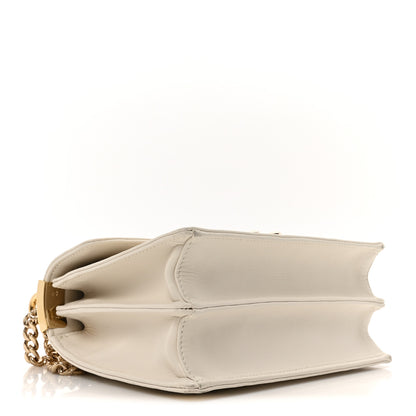 Miu Miu Lambskin Confidential Matelasse Chain Shoulder Bag White 4 of 9