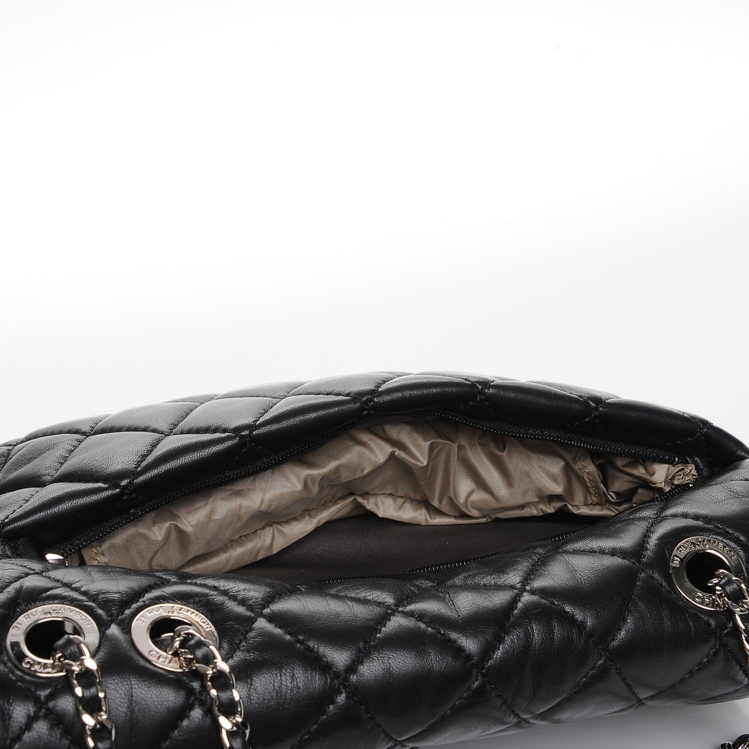 Chanel Lambskin Medium Coco Rain Flap Black 15 of 15