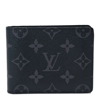Louis Vuitton Monogram Eclipse Slender Wallet 1 of 9