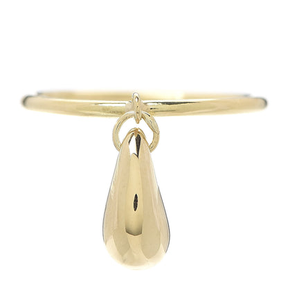 Tiffany 18K Yellow Gold Elsa Peretti Teardrop Charm Ring 48 4.5 1 of 4
