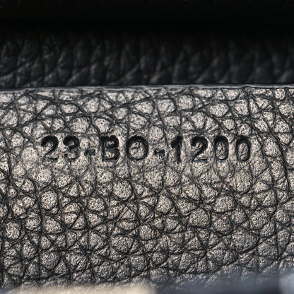 Christian Dior Grained Calfskin Oblique Mini Gallop Sling Bag Blue Black 7 of 10