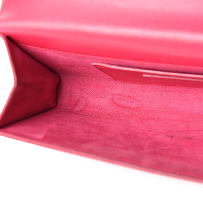 Saint Laurent Calfskin Classic Monogram Cassandre Clutch Bubblegum 8 of 16