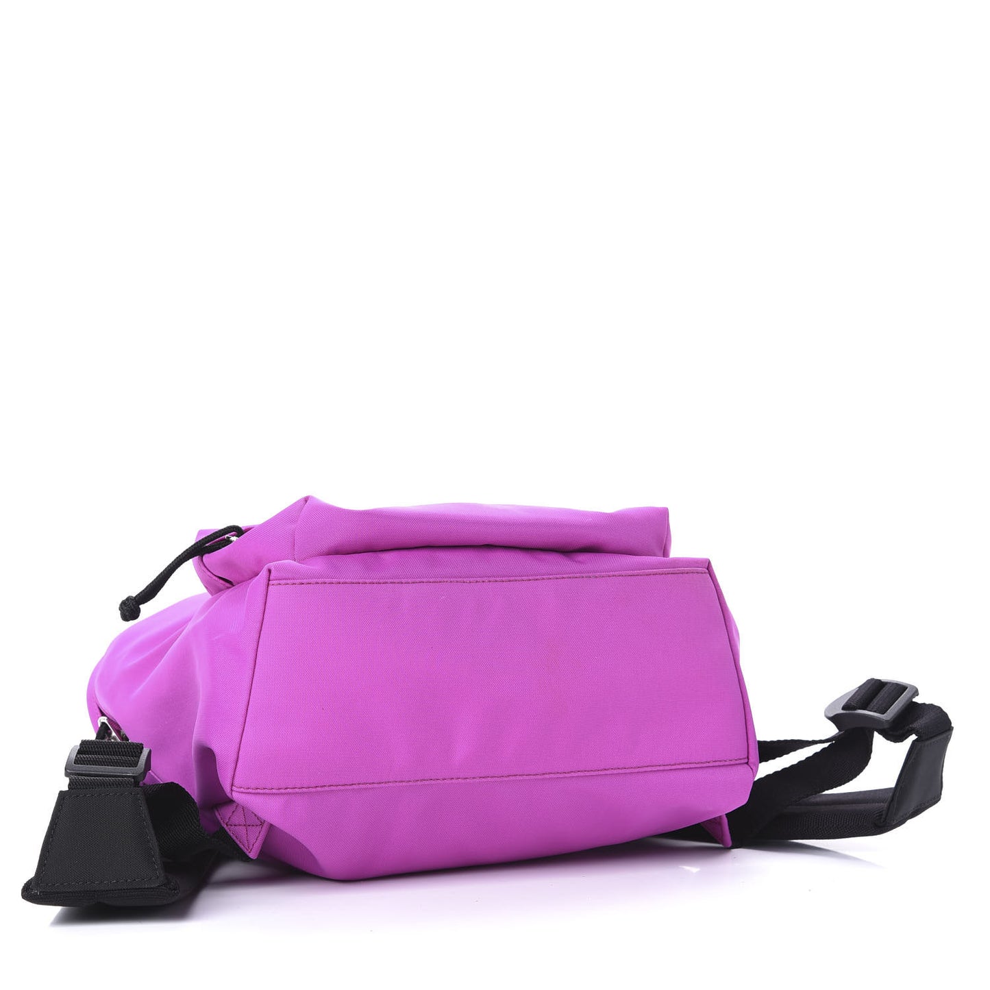 Sport Nylon Logo Embroidered S Wheel Backpack Fuchsia Black