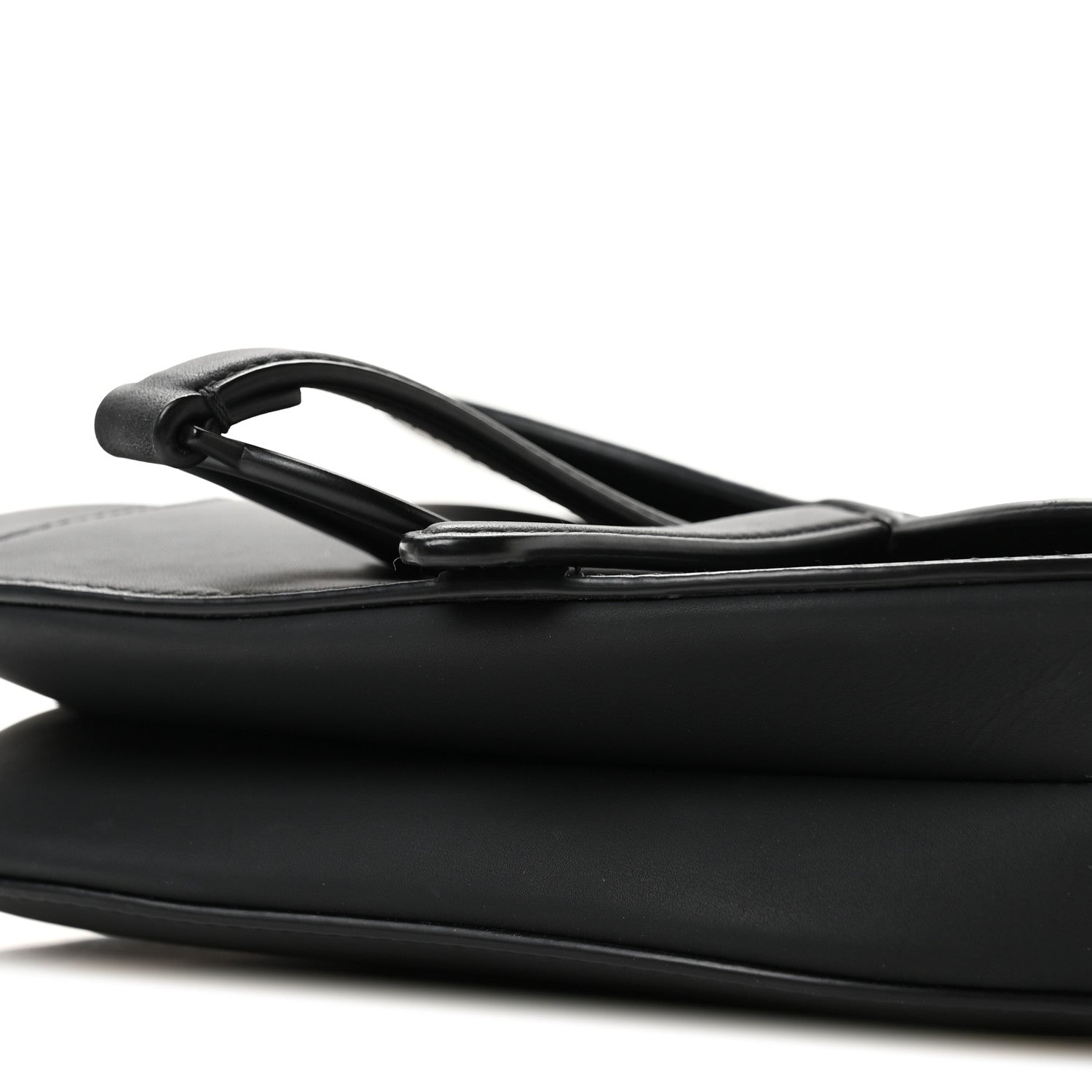 Christian Dior Ultra Matte Calfskin Mini Saddle Bag Black 10 of 11
