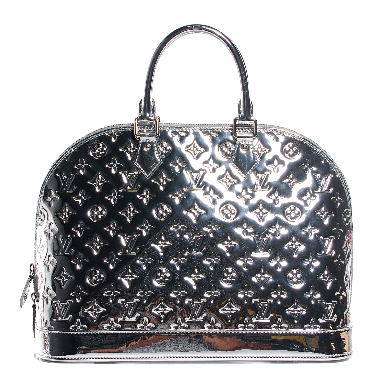 Louis Vuitton Monogram Miroir Alma MM Silver 1 of 7