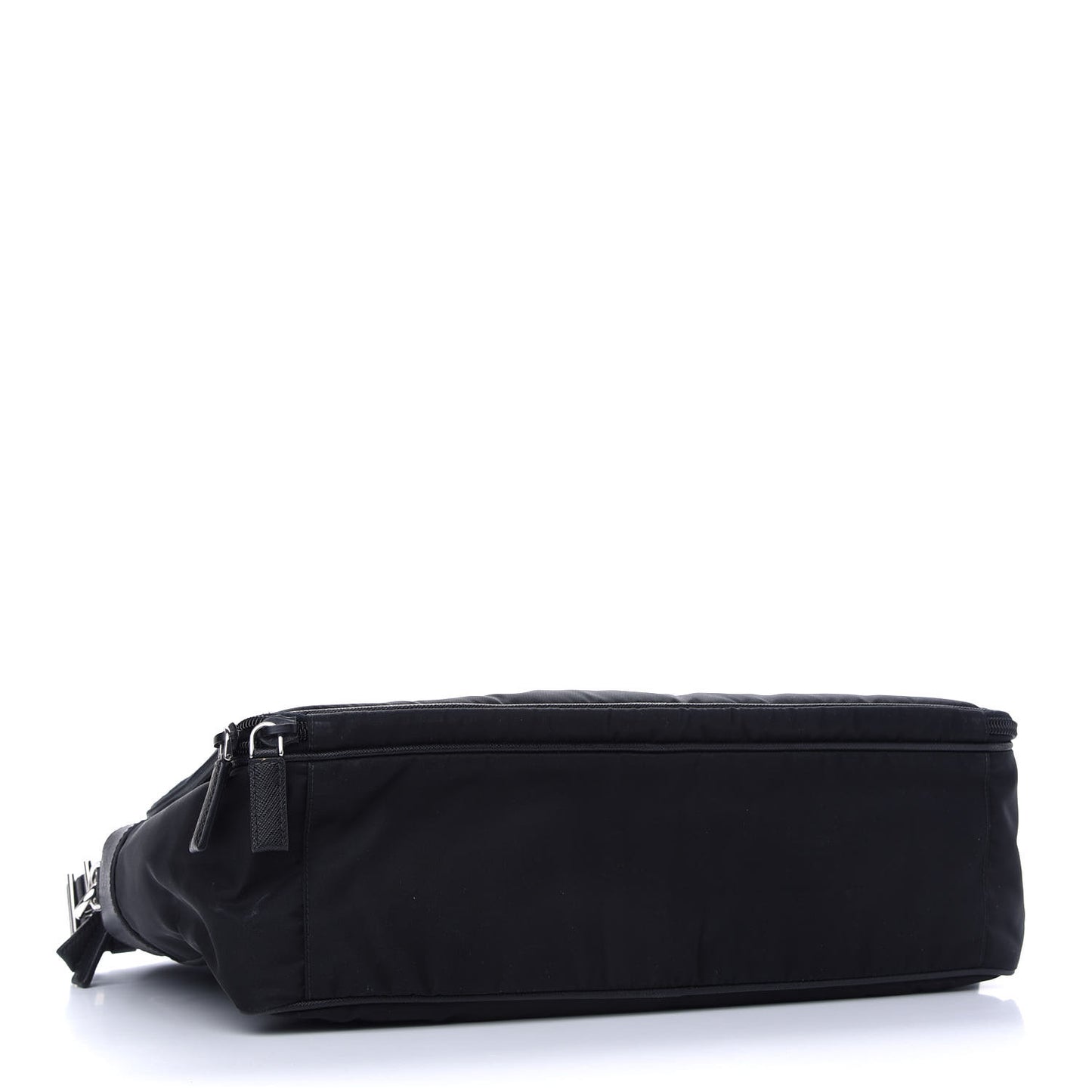 Tessuto Nylon Saffiano Briefcase Black