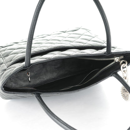 Chanel Caviar Quilted Medallion Tote Black 5 of 7