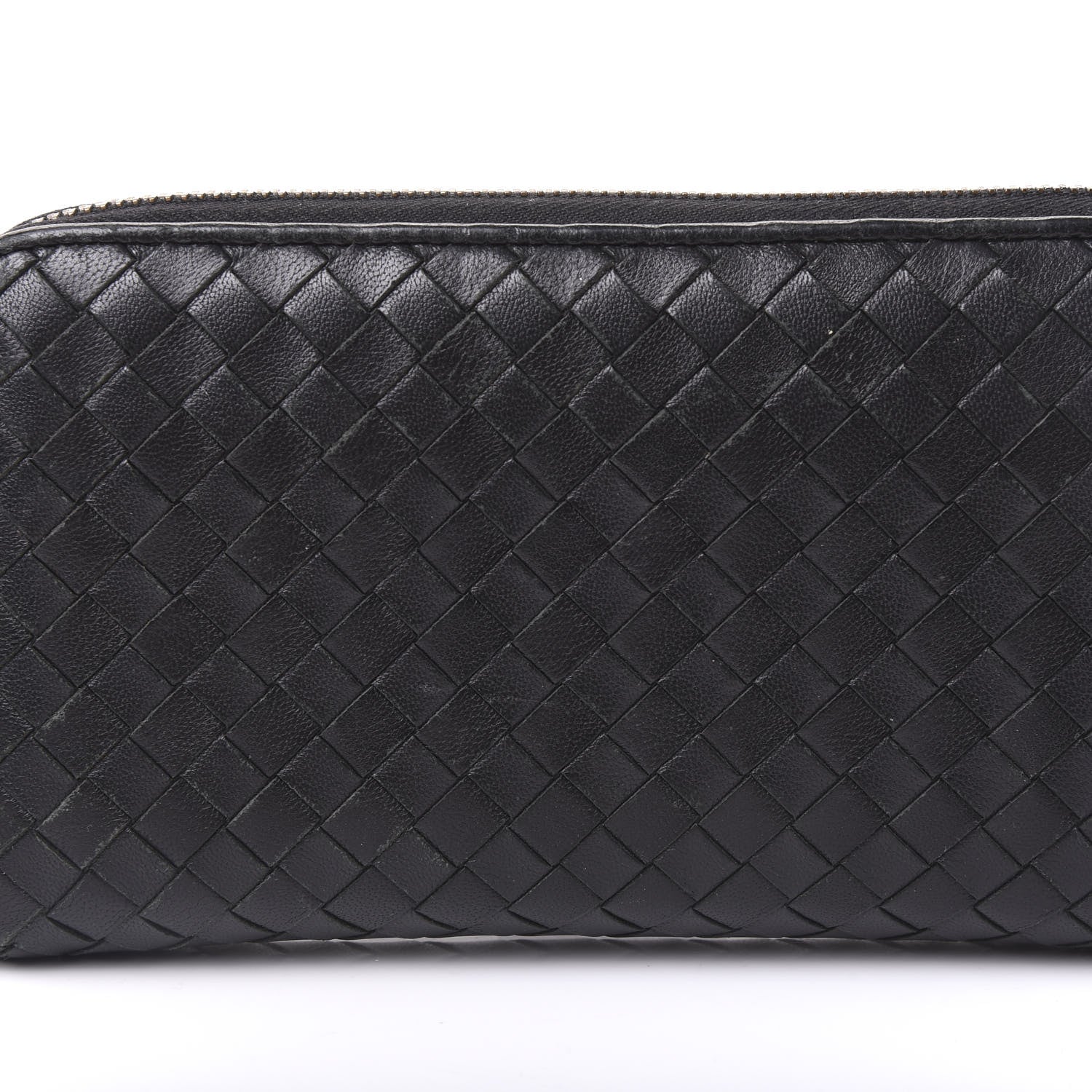 Bottega Veneta Nappa Intrecciato Zip Around Wallet Black 8 of 8