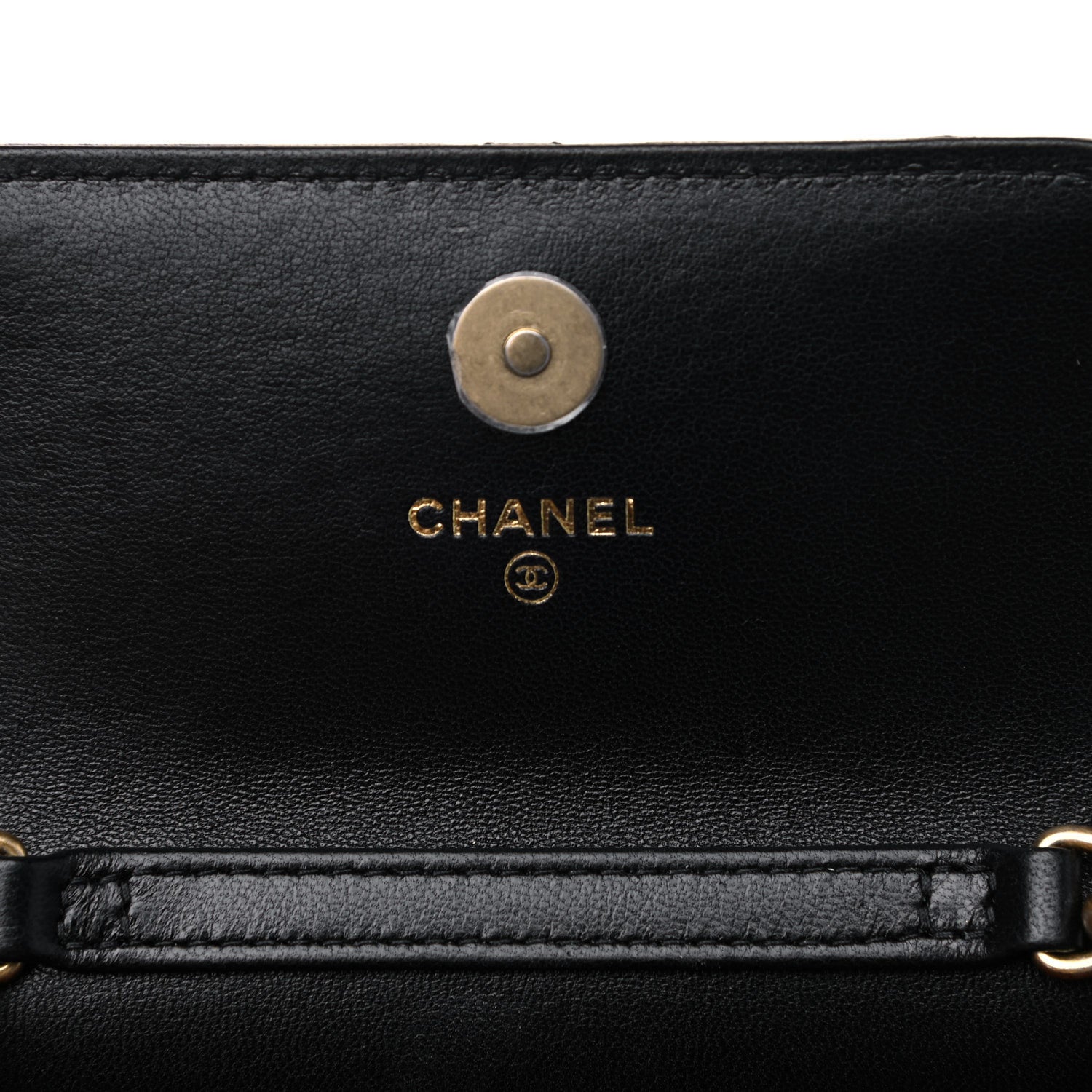 Chanel Lambskin Quilted Chanel 19 Flap Belt Bag Black 5 of 8