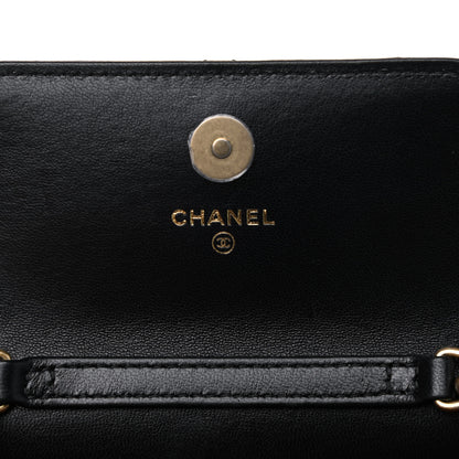 Chanel Lambskin Quilted Chanel 19 Flap Belt Bag Black 5 of 8