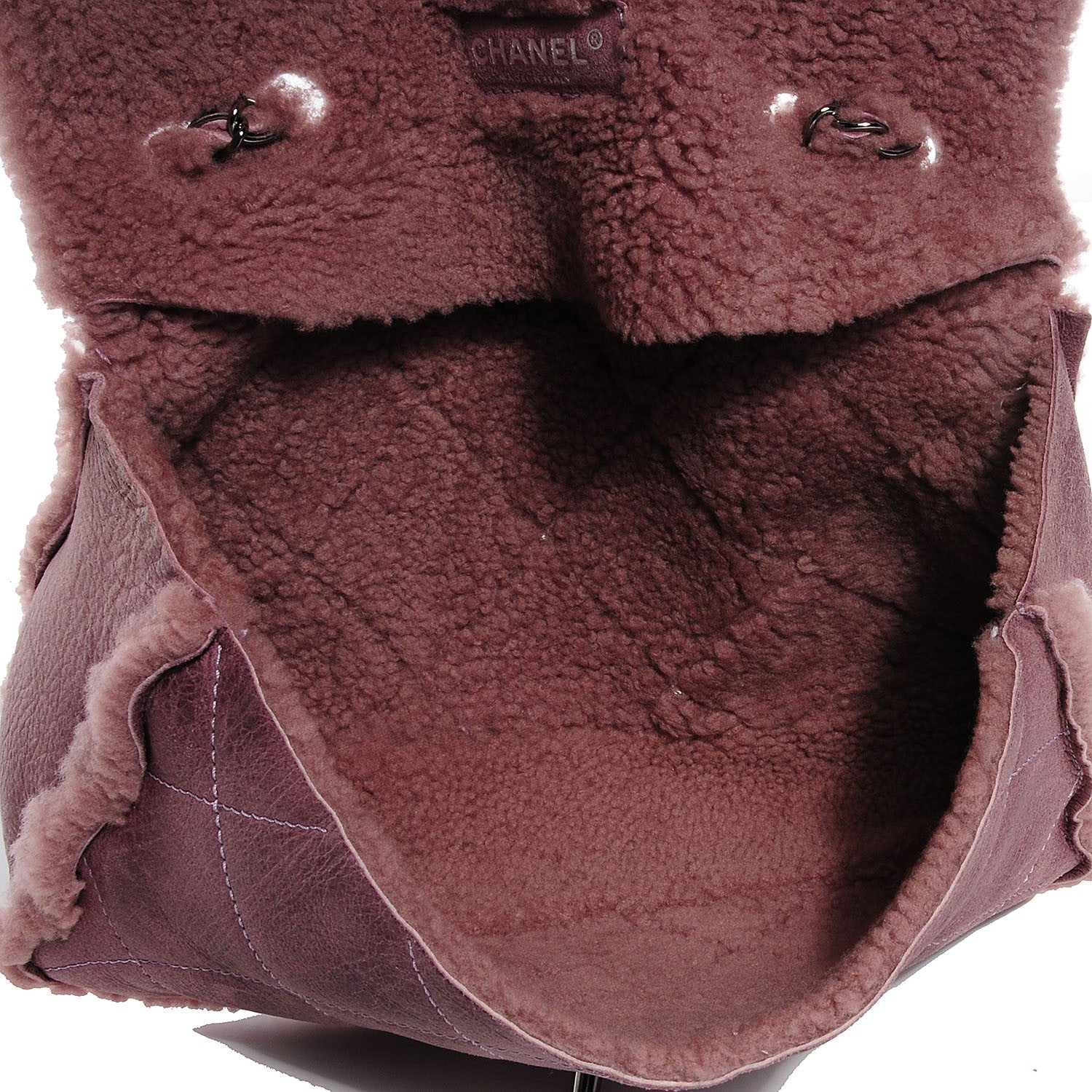 Chanel Shearling Quilted Medium Flap 8 of 8