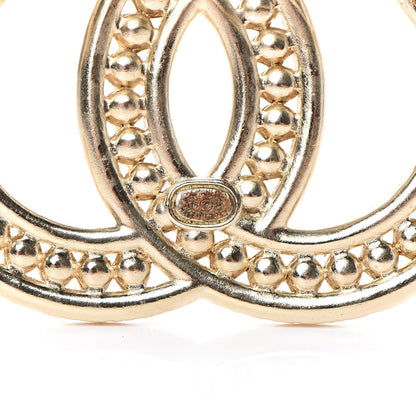 Chanel Pearl CC Brooch Gold 3 of 4