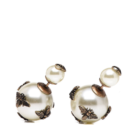 Christian Dior Mise En Dior Tribal Bee Earrings White 1 of 5