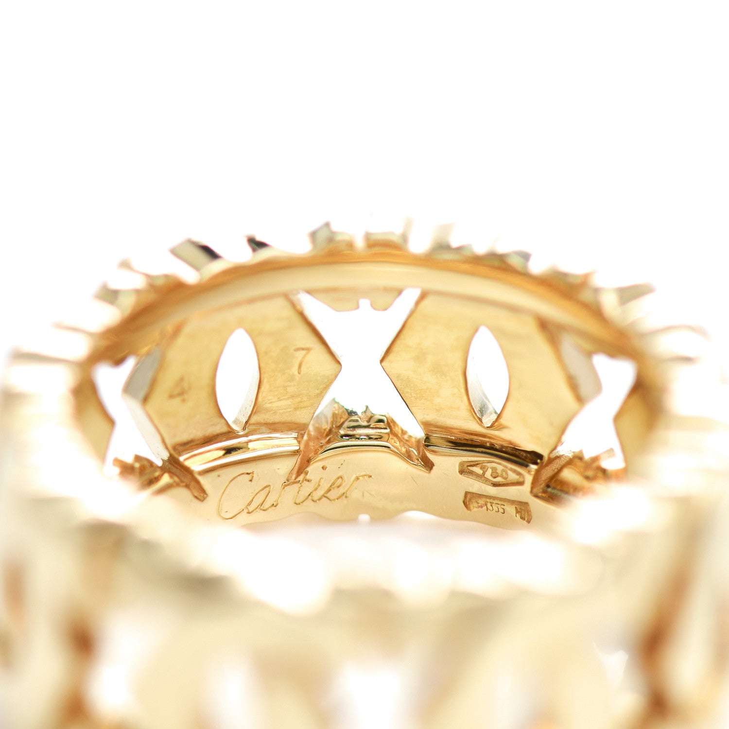 Cartier 18K Yellow Gold C De Cartier Ring 47 4 4 of 4