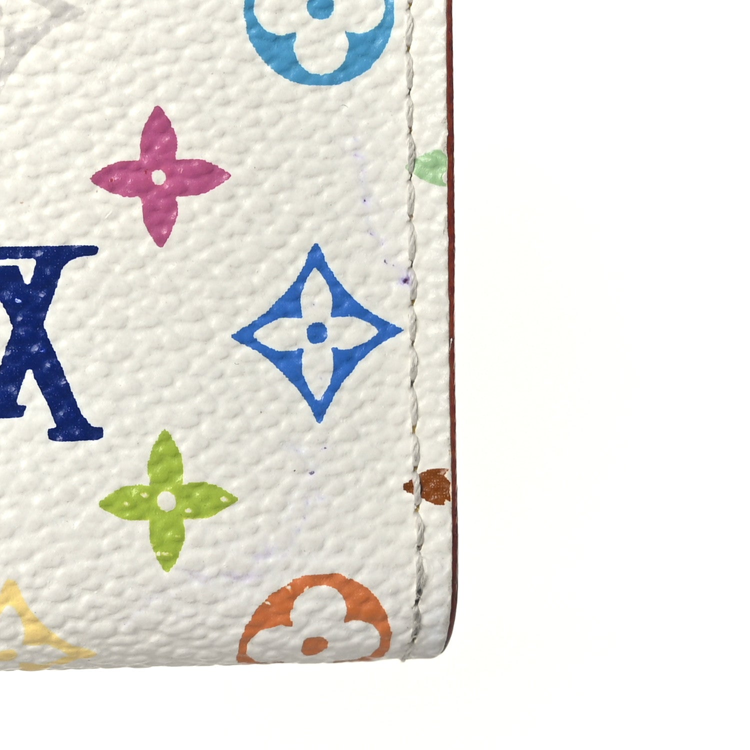 Louis Vuitton Monogram Multicolor Business Card Holder White 7 of 7