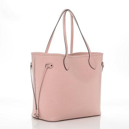 Louis Vuitton Epi Neverfull MM Rose Ballerine 3 of 9