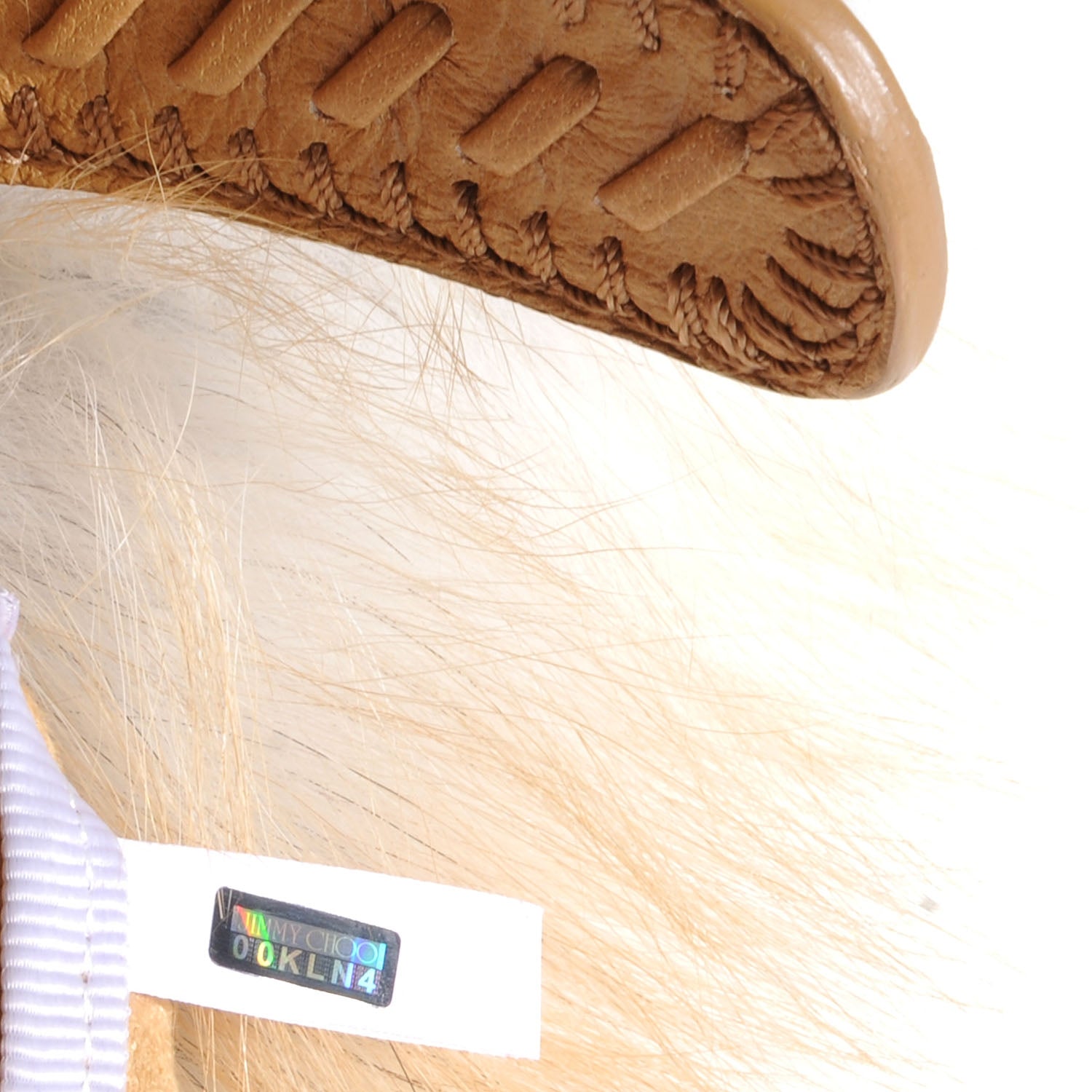 Jimmy Choo Golden Fox Fur Lily Hobo 7 of 8