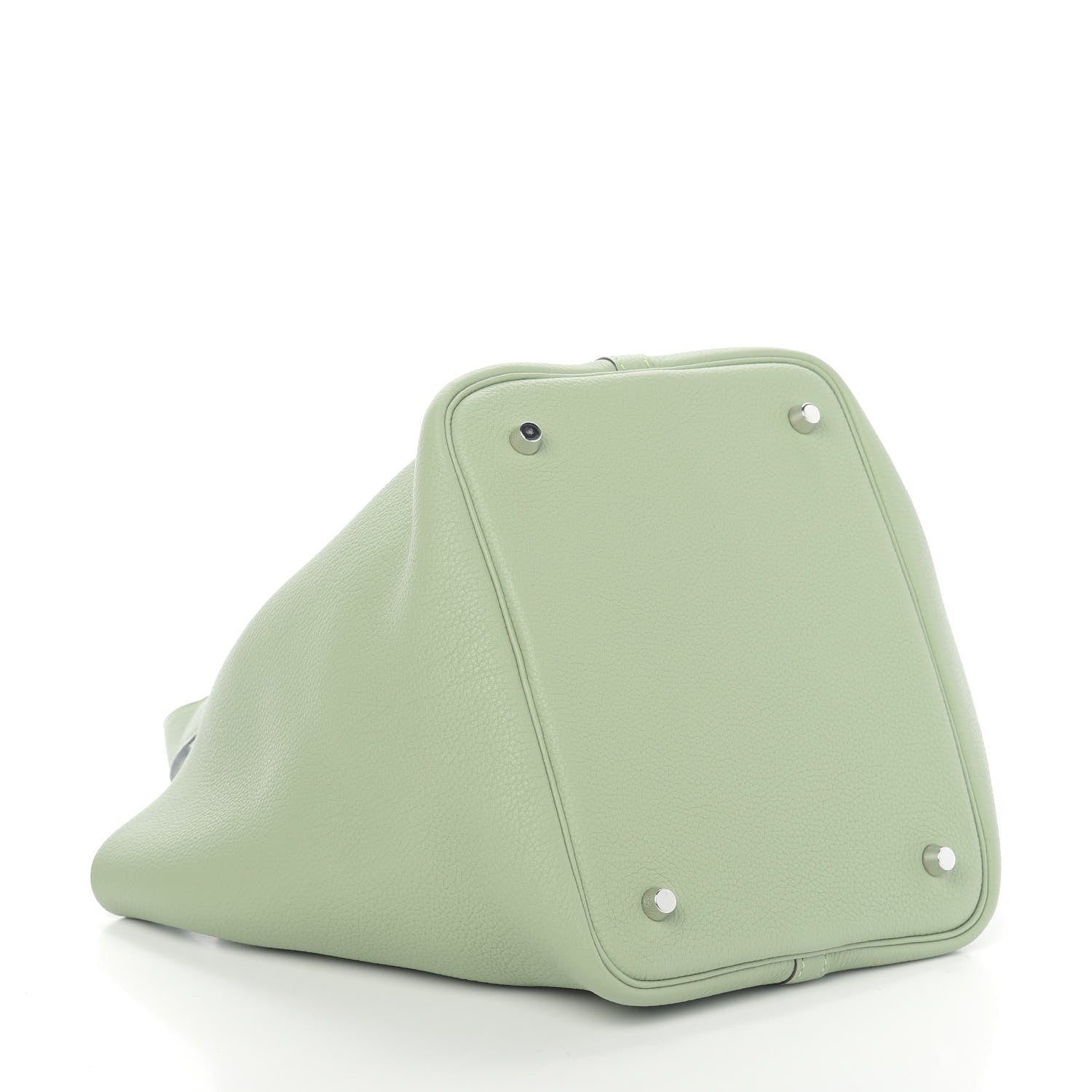 Hermes Taurillon Clemence Picotin Lock 22 MM Vert Criquet 4 of 13