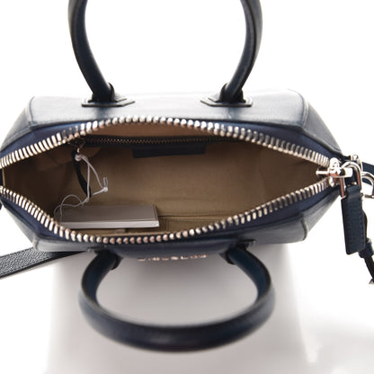 Givenchy Sugar Goatskin Mini Antigona Night Blue 6 of 10