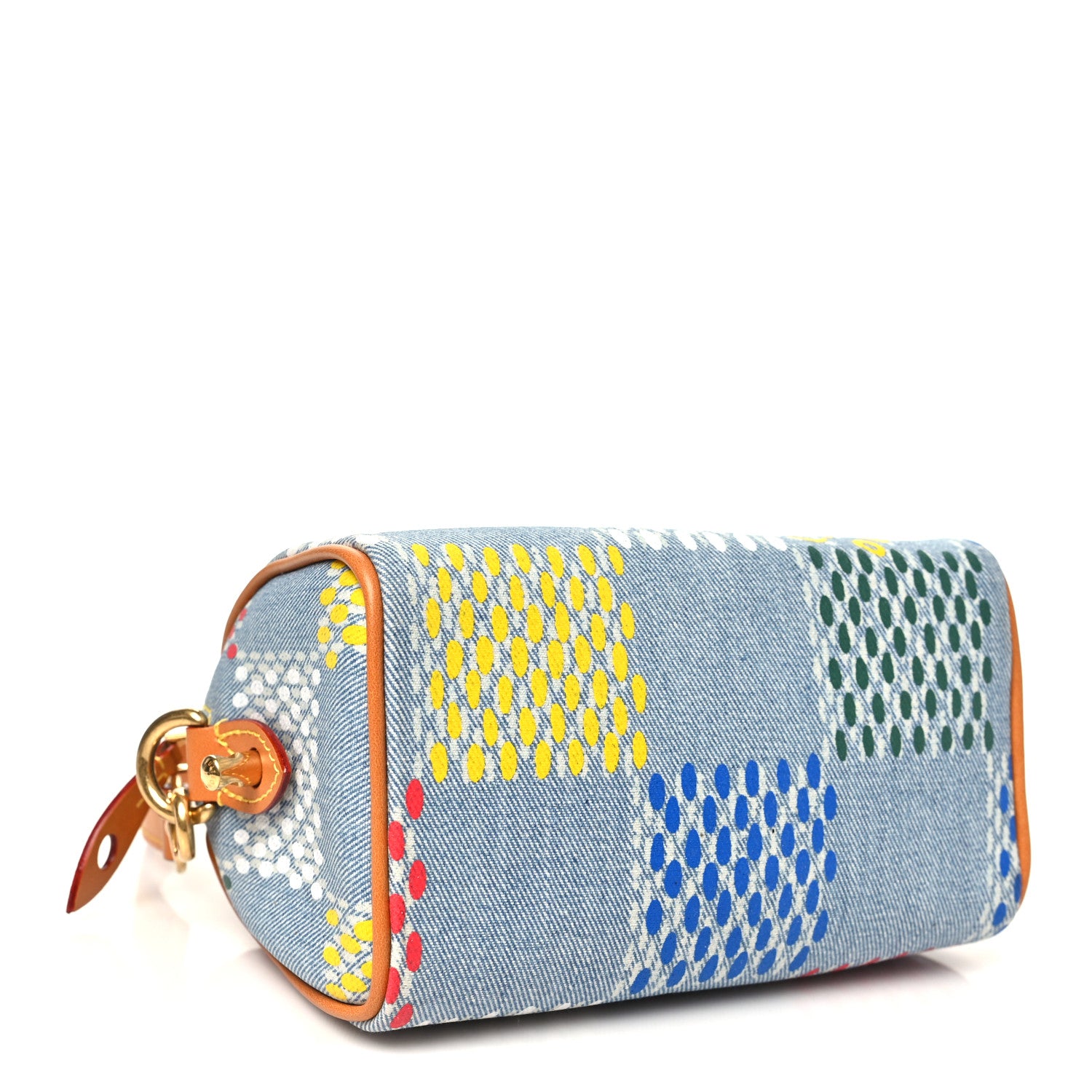Louis Vuitton LV Vers Damier Denim Speedy Bandouliere 18 Multicolor 4 of 9