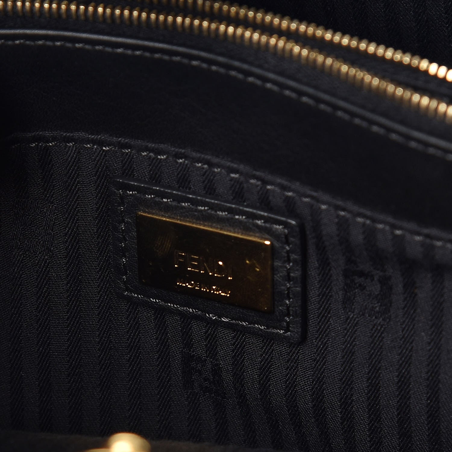 Fendi Vitello Elite Petite 2Jours Tote Black 5 of 6