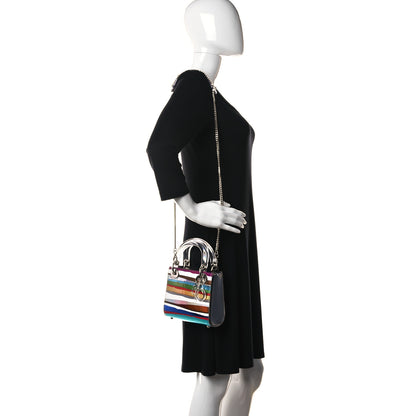Christian Dior X WANG GUANGLE Technical Fabric Acrylic PVC Mini Lady Dior Multicolor 3 of 10