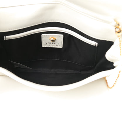 Versace Calfskin Palazzo Chain Evening Bag White 5 of 12