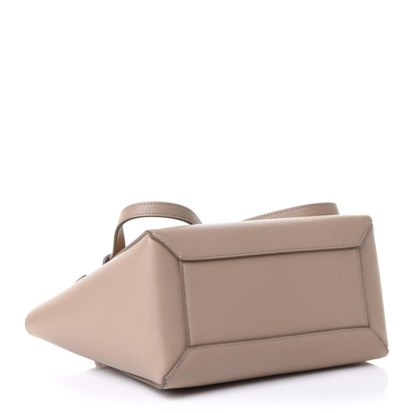 Grained Calfskin Micro Belt Bag Light Taupe