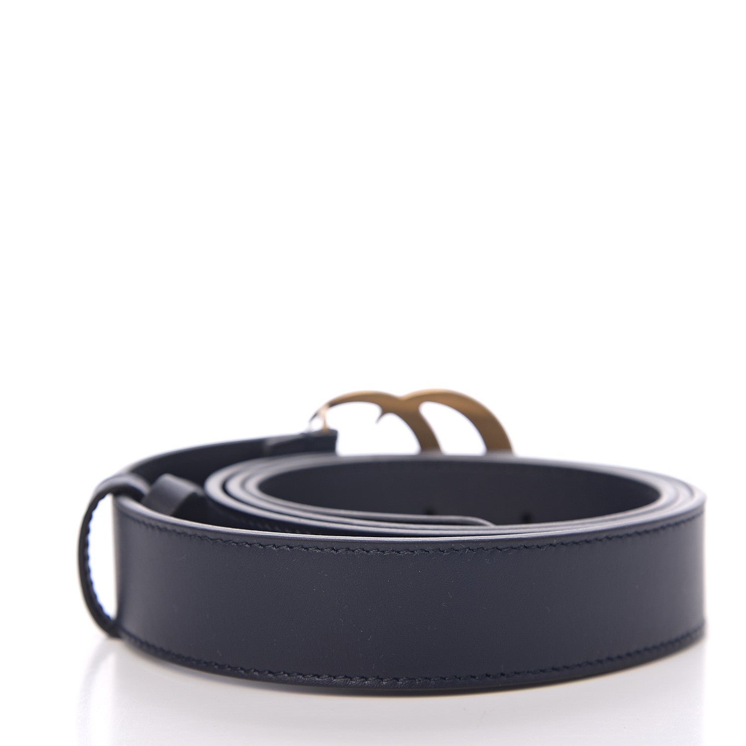 Gucci Moon Calfskin Double G 30mm Belt 105 42 Blue 2 of 5