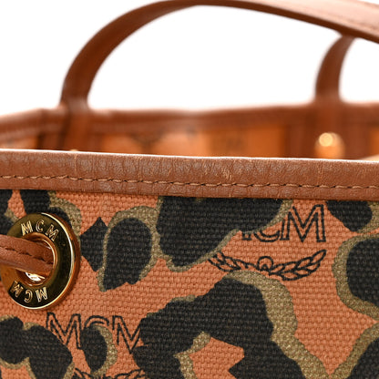 MCM Visetos Medium Reversible Shopping Tote Cognac Brown 17 of 17