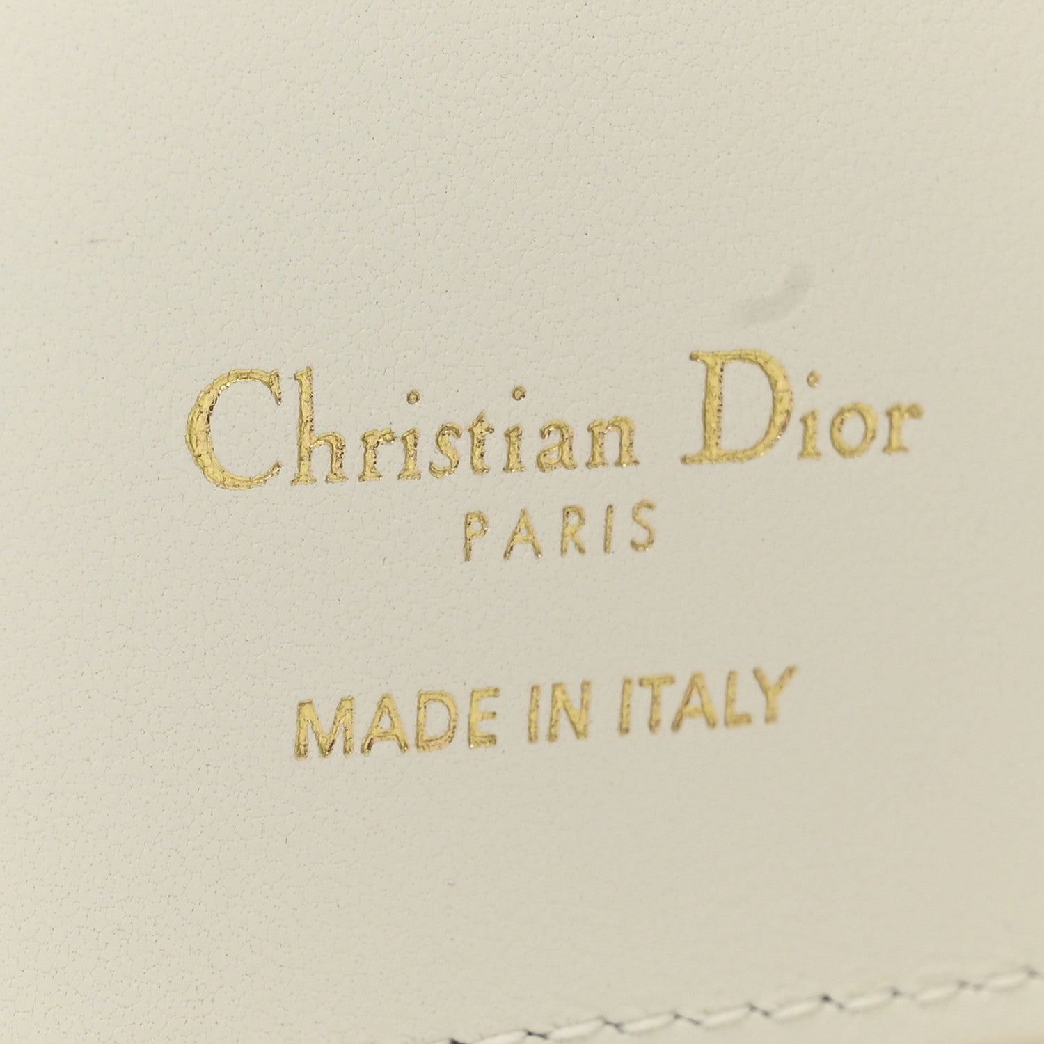 Christian Dior Calfskin Cabinet De Curiosites Print Caro XS Wallet