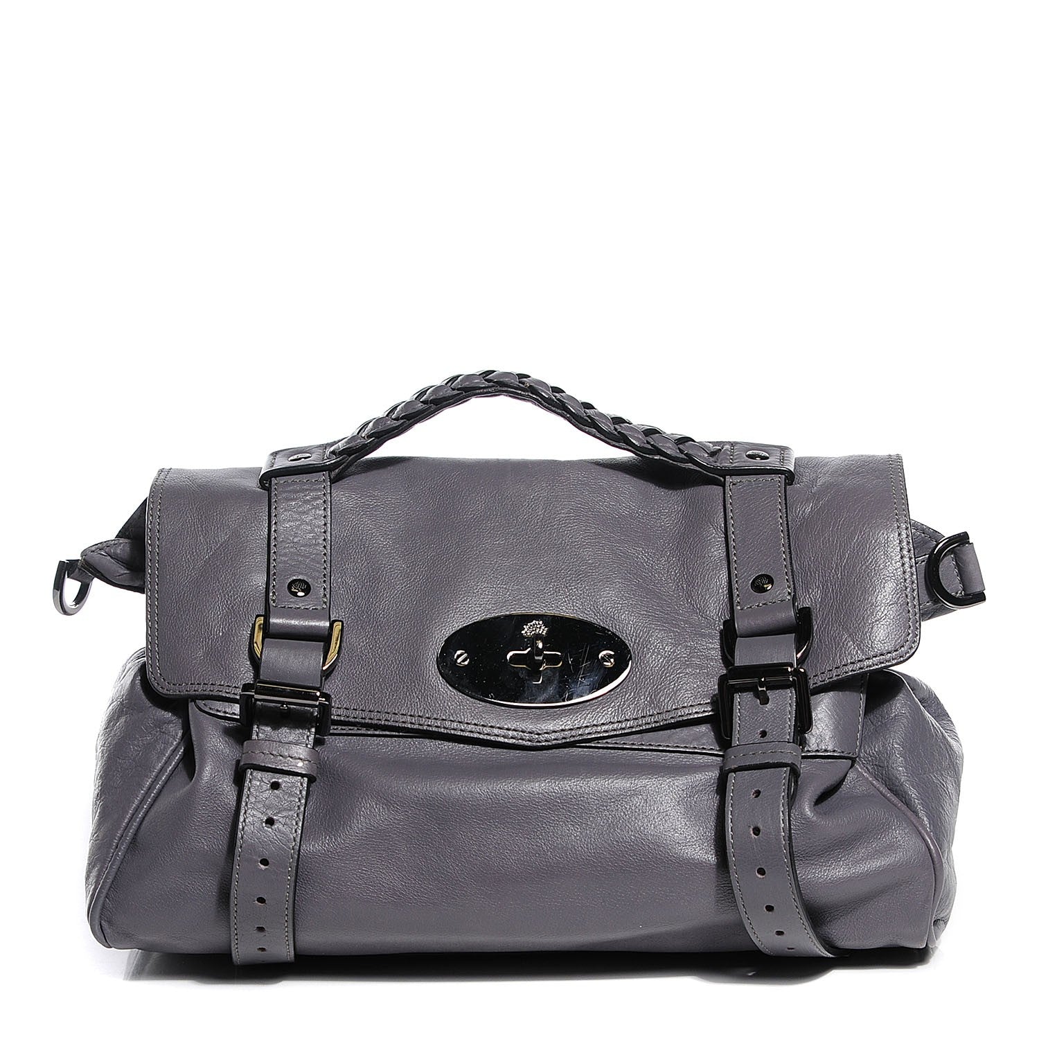 Mulberry Soft Buffalo Medium Alexa Foggy Grey 1 of 10