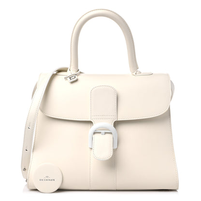 Delvaux Box Calfskin MM Brillant Satchel Ivory 1 of 12