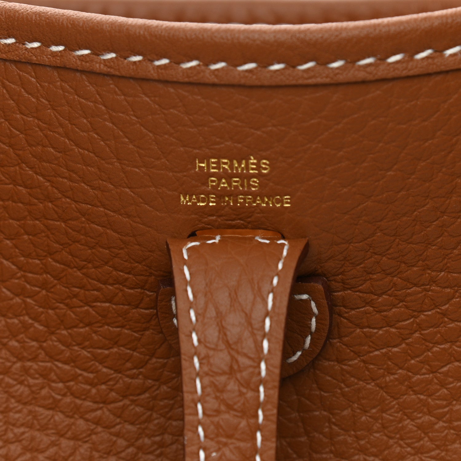 Hermes Taurillon Clemence Evelyne TPM Gold 6 of 10