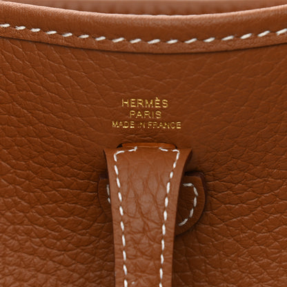 Hermes Taurillon Clemence Evelyne TPM Gold 6 of 10