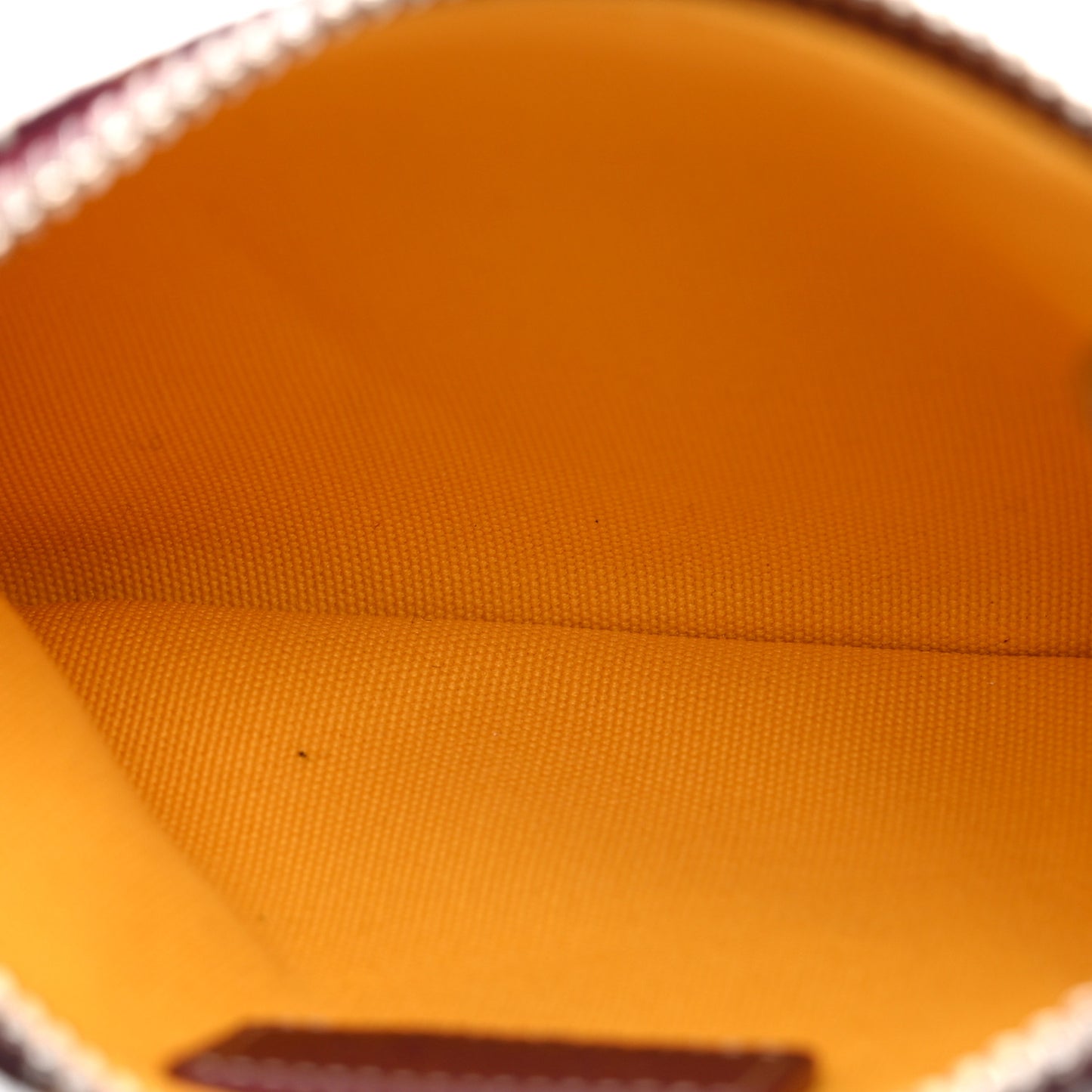 Goyardine Nano Senat Key Pouch Burgundy