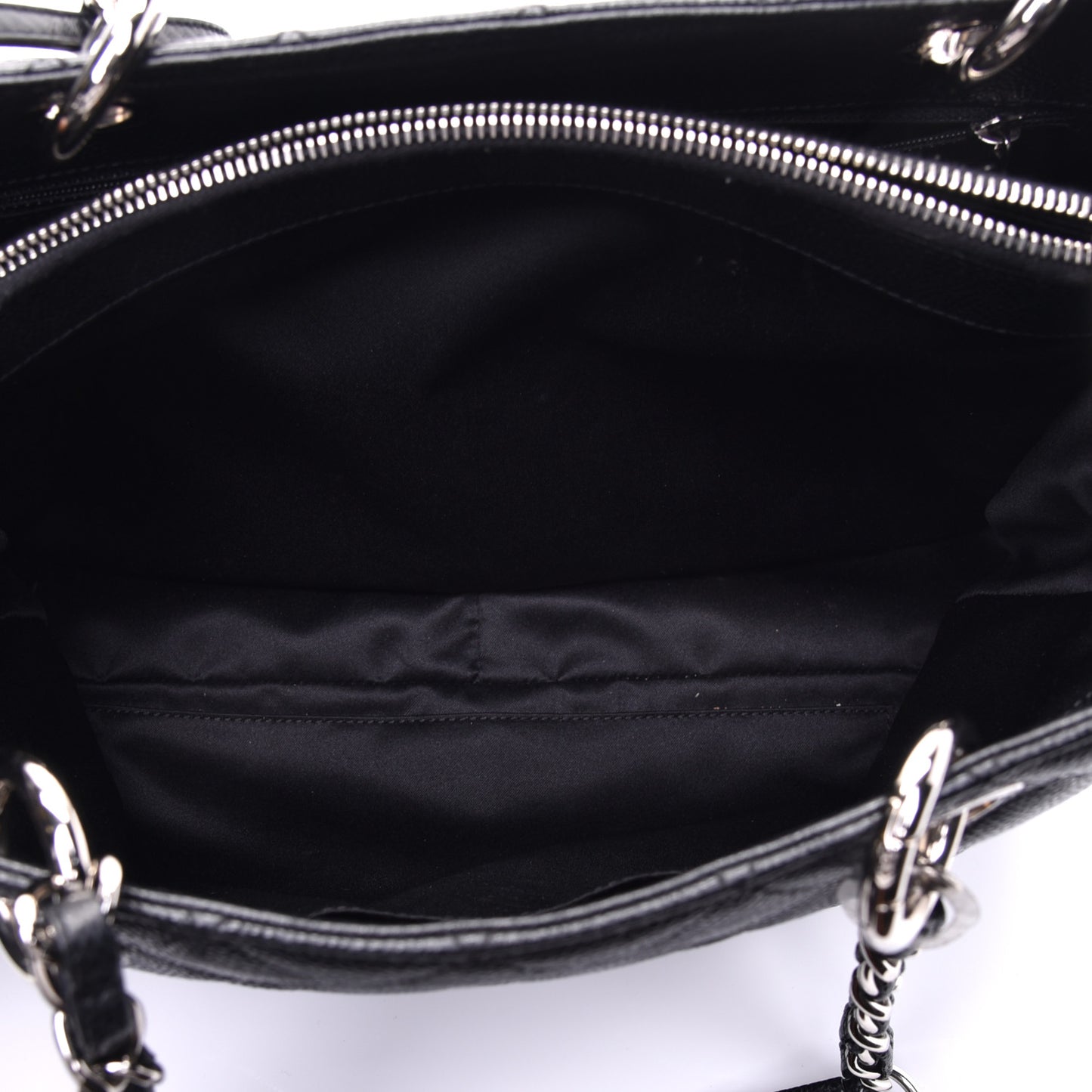 Caviar Quilted Grand Shopping Tote GST Black