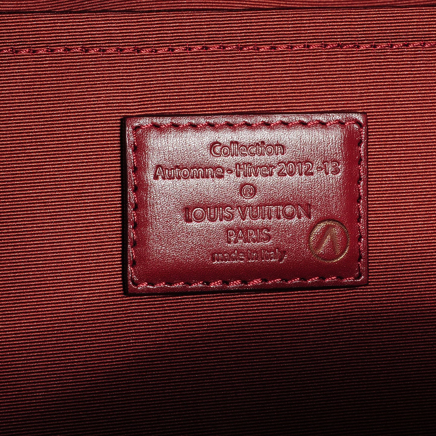 Sequin Monogram Sunshine Express North South Burgundy