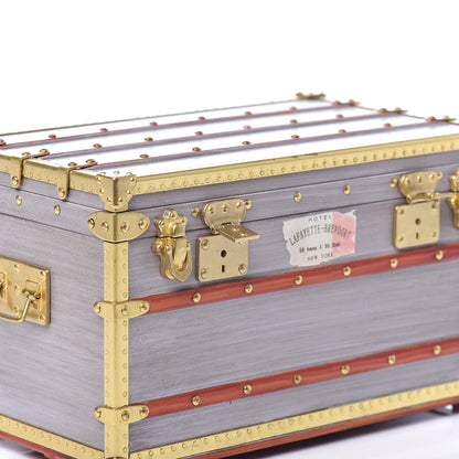 Louis Vuitton Mini Malle Zinc Trunk Paperweight Jewelry Box 6 of 10
