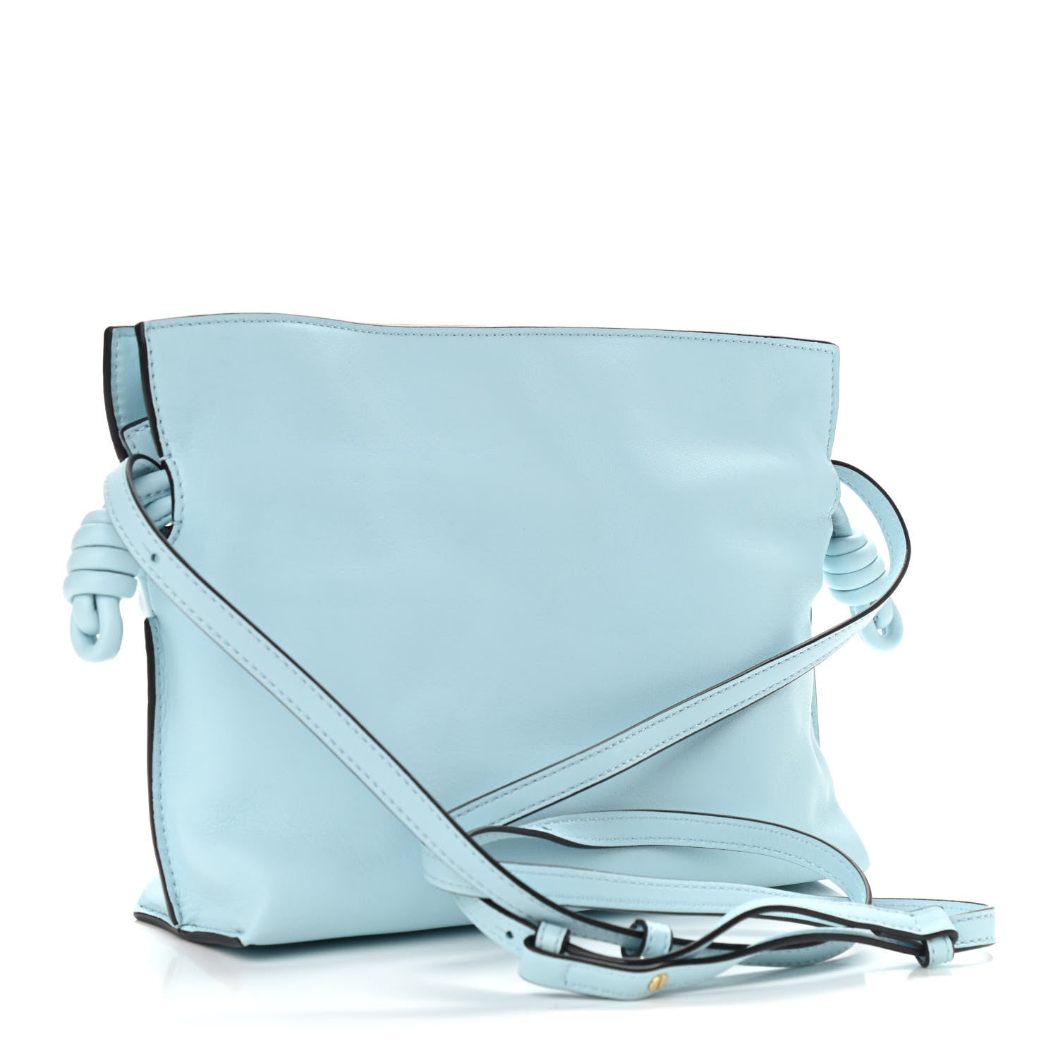 Loewe Calfskin Flamenco Knot Bag Crystal Blue 3 of 9