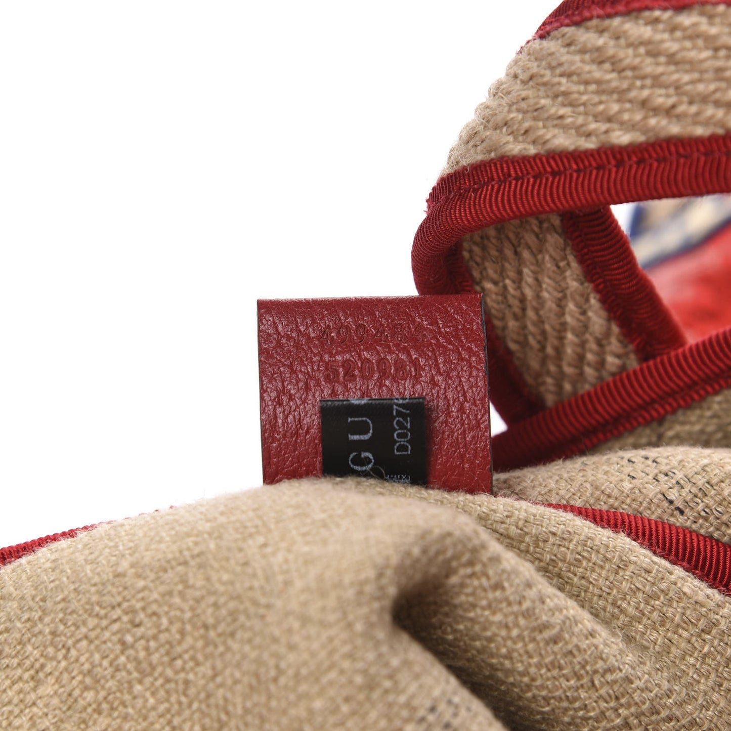 Straw Juta Printed Arles Tote Beige