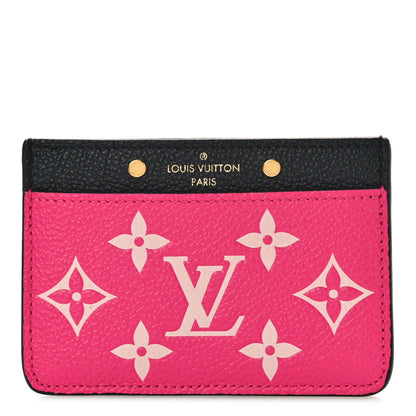 Louis Vuitton Empreinte Spring In The City Card Holder Black White Pink 1 of 7