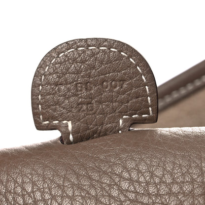 Hermes Taurillon Clemence Evelyne III PM Etoupe 9 of 20