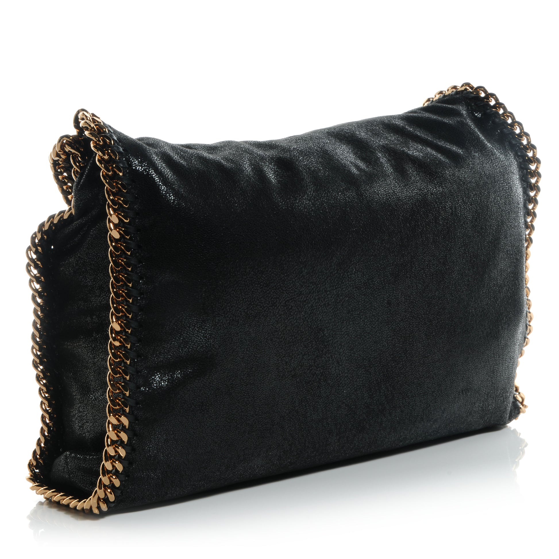 Stella McCartney Faux Leather Shaggy Deer Falabella Black 3 of 8
