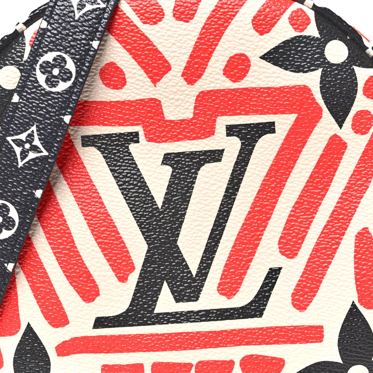 Louis Vuitton Monogram Giant Crafty Boite Chapeau Souple PM Creme Rouge Black 7 of 9