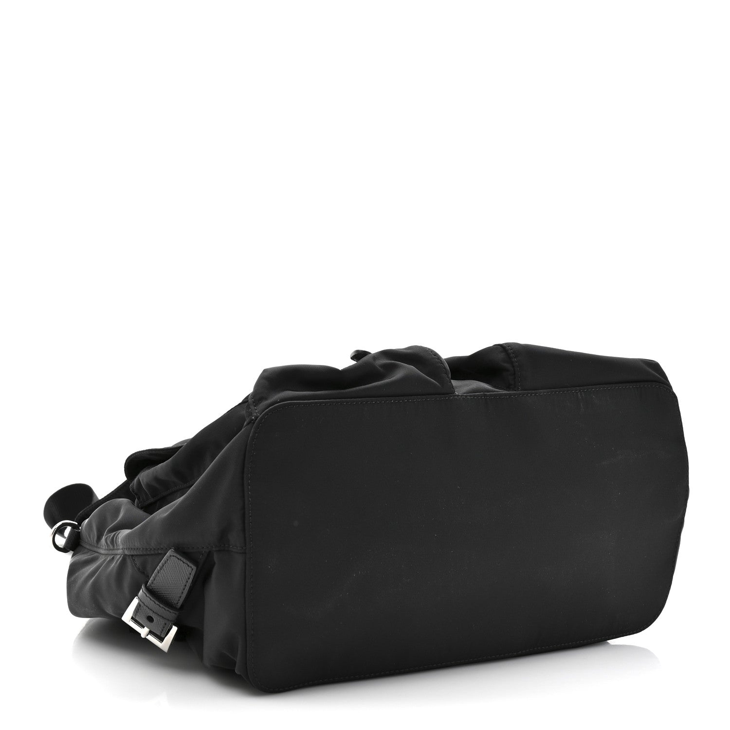 Prada Re-Nylon Vela Saffiano Medium Backpack Black 5 of 10