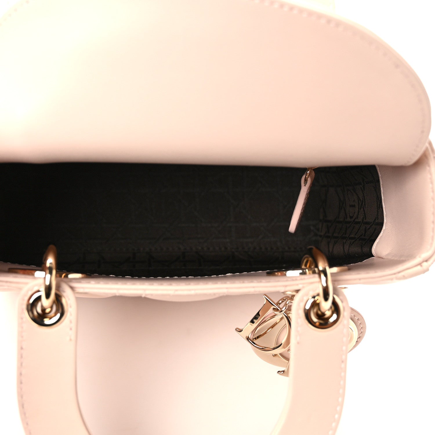 Christian Dior Lambskin Cannage Small My ABCDior Lady Dior Light Pink 5 of 8