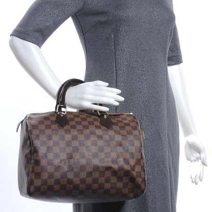 Louis Vuitton Damier Ebene Speedy 30 2 of 7