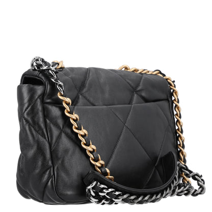 Chanel Lambskin Quilted Medium Chanel 19 Flap Black 3 of 10